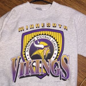 vintage 1993 minnesota vikings crewneck